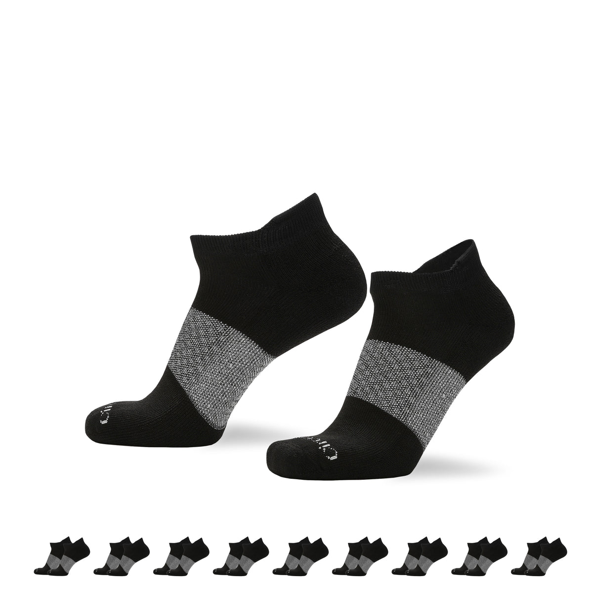 Active Diabetic Low Cut Socks 9-Pack