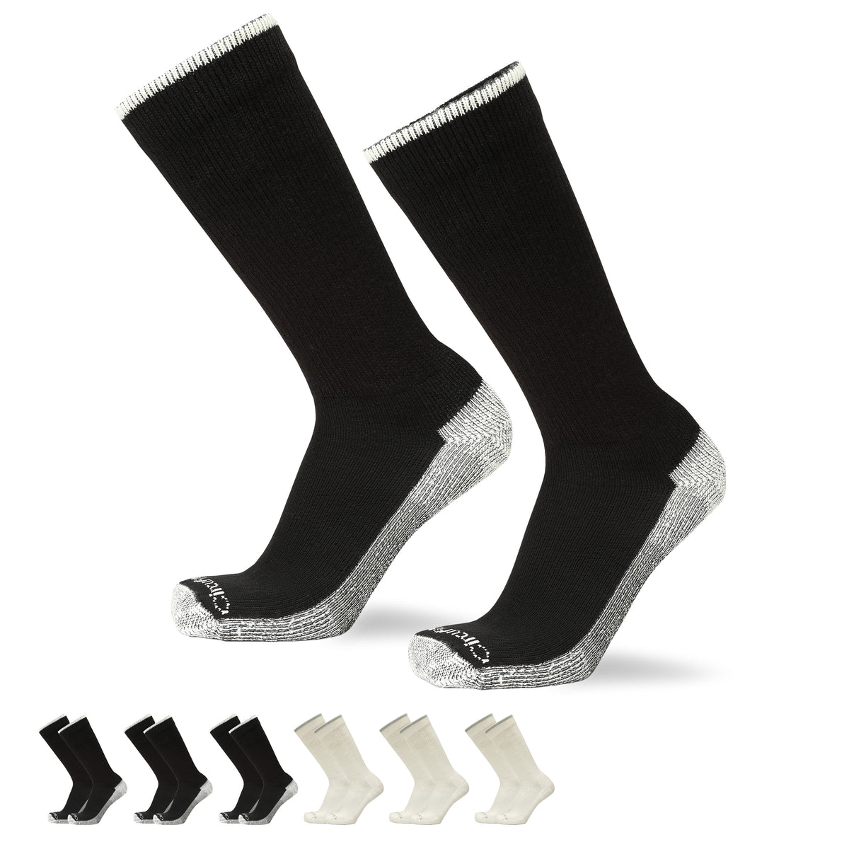 All-Day Diabetic Crew Socks 6-Pack