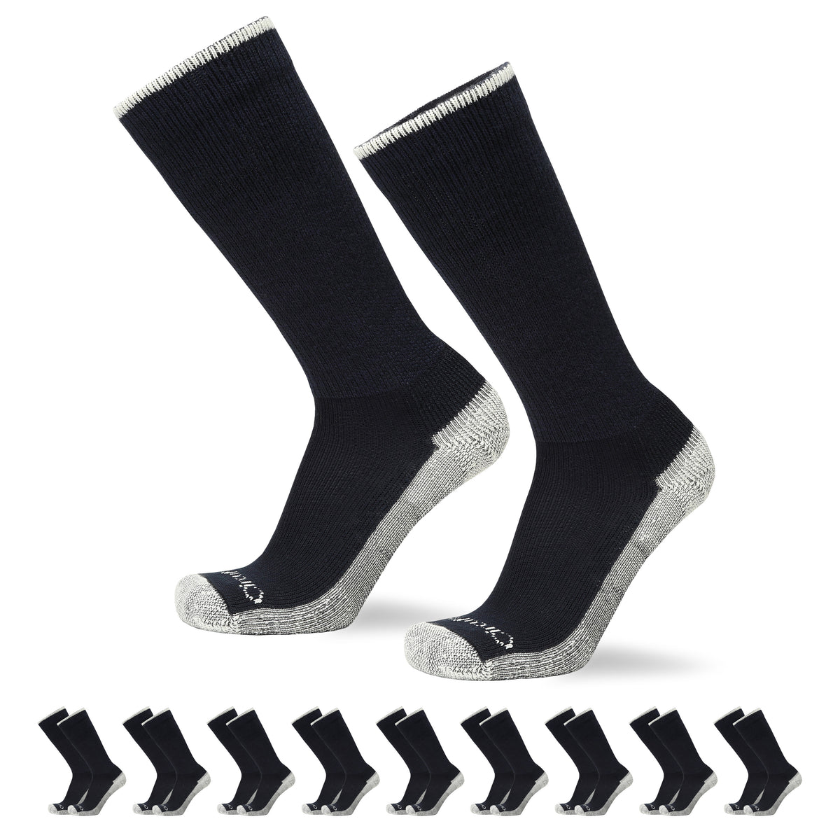 All-Day Diabetic Crew Socks 9-Pack