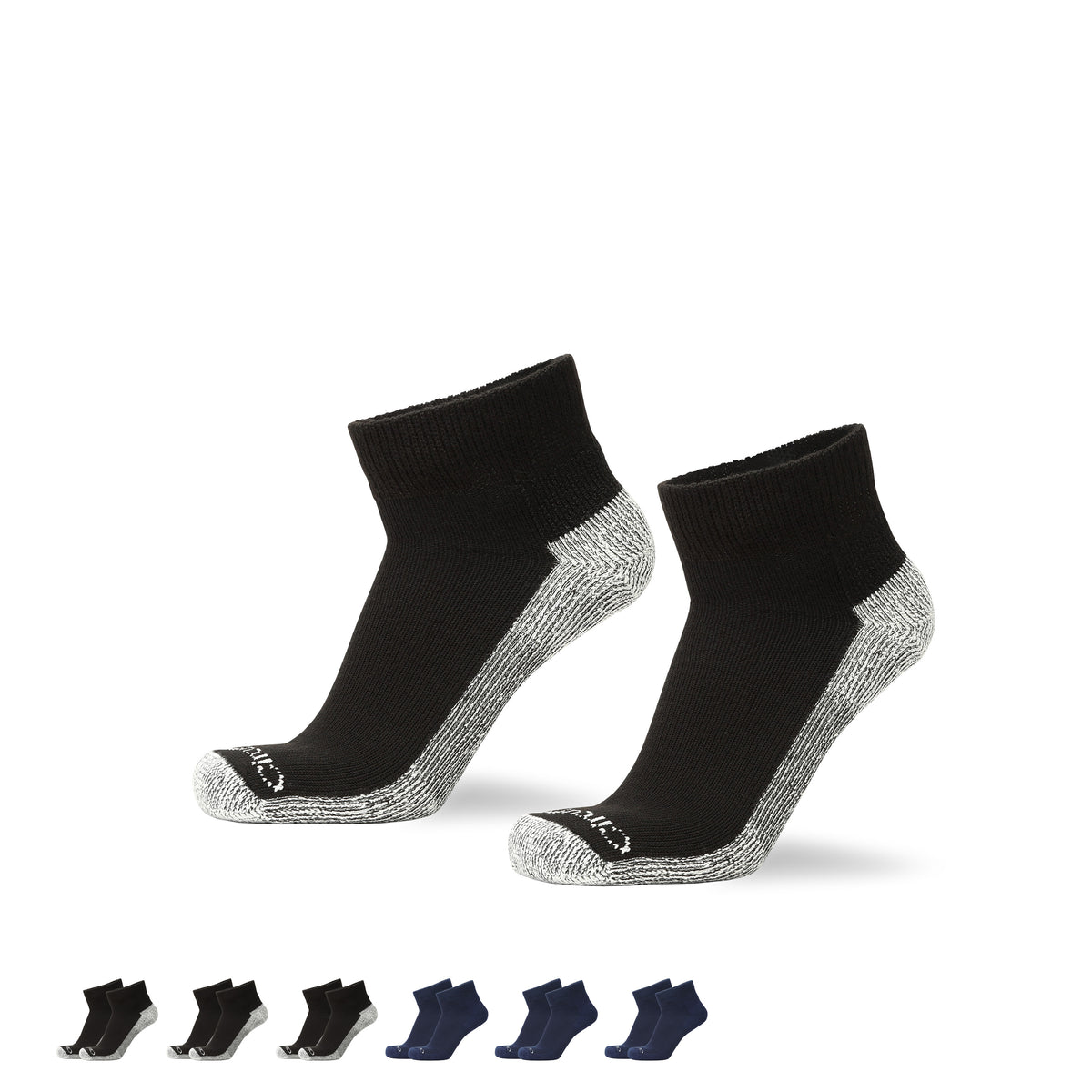 All-Day Diabetic Low Cut Socks 6-Pack