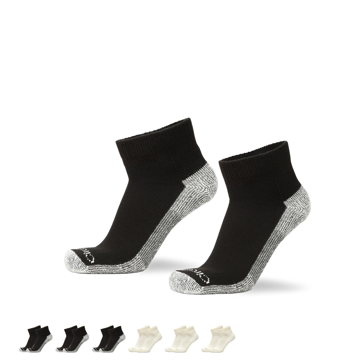 All-Day Diabetic Low Cut Socks 6-Pack