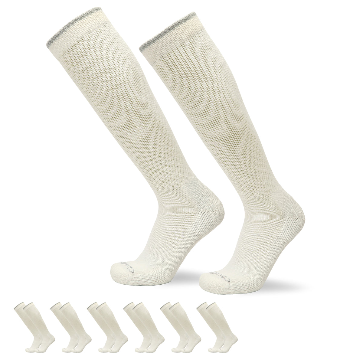 All-Day Diabetic Over the Calf Socks 6-Pack