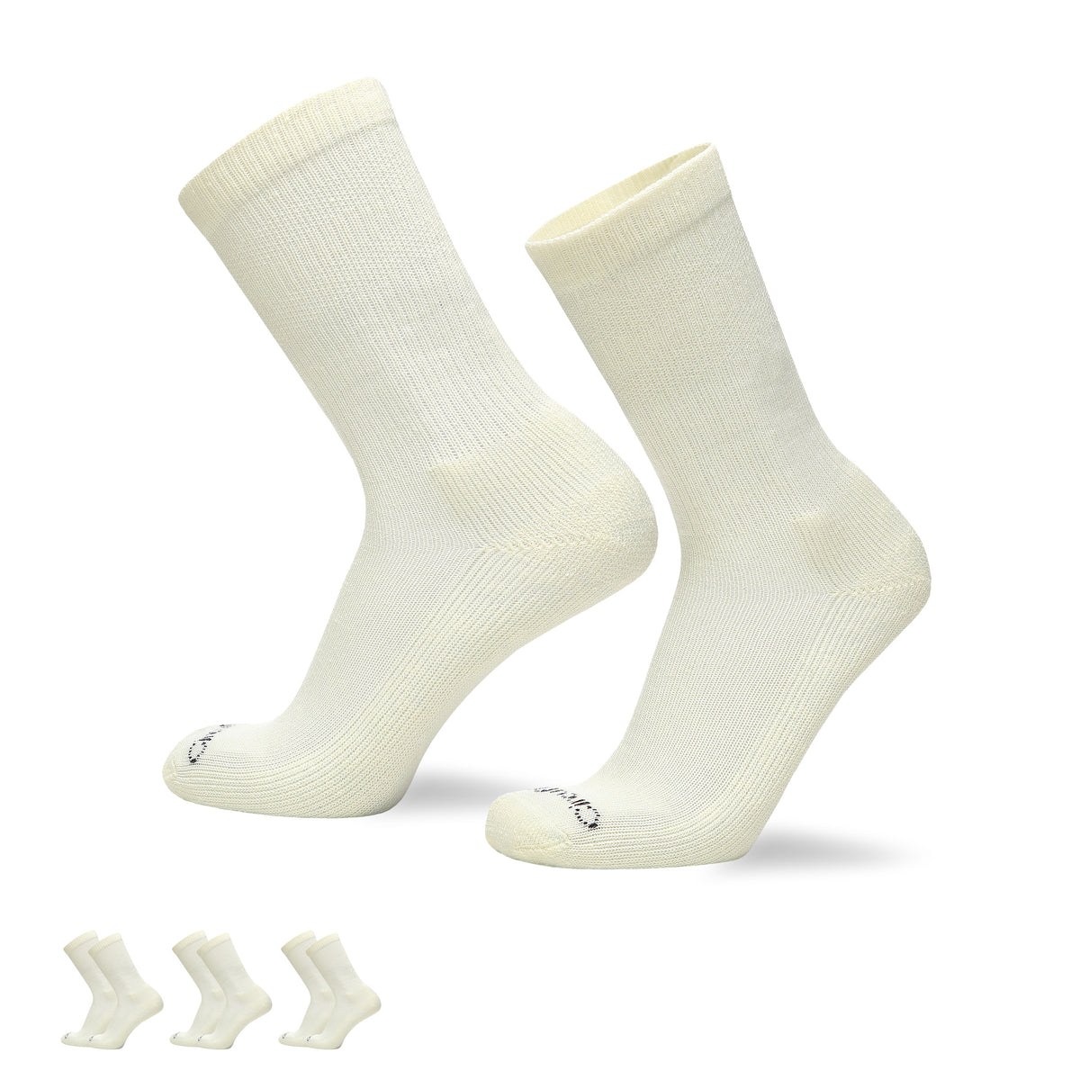 All-Day Light Diabetic Crew Socks 3-pack