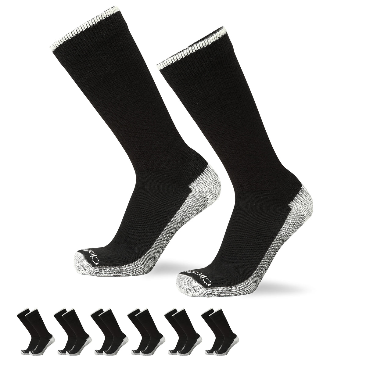 All-Day Diabetic Crew Socks 6-Pack