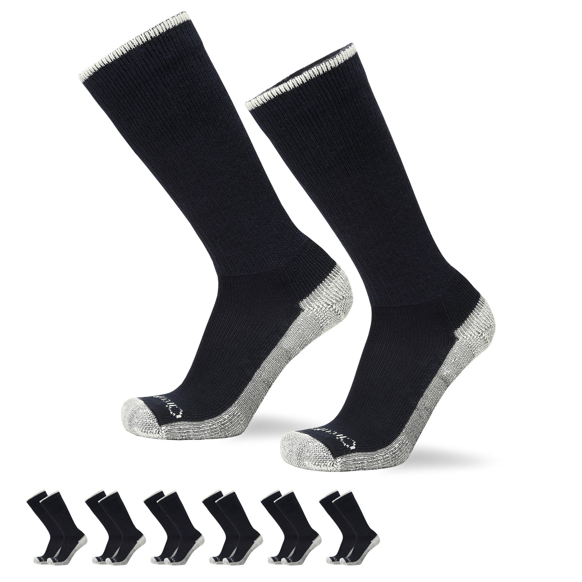 All-Day Diabetic Crew Socks 6-Pack