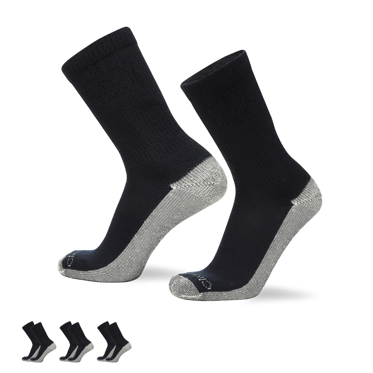 All-Day Light Diabetic Crew Socks 3-pack